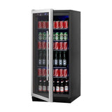 KingsBottle 24 Tall Freestanding Beverage Fridge Center with Embraco Inverter Compressor