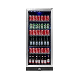 KingsBottle 24 Tall Freestanding Beverage Fridge Center with Embraco Inverter Compressor