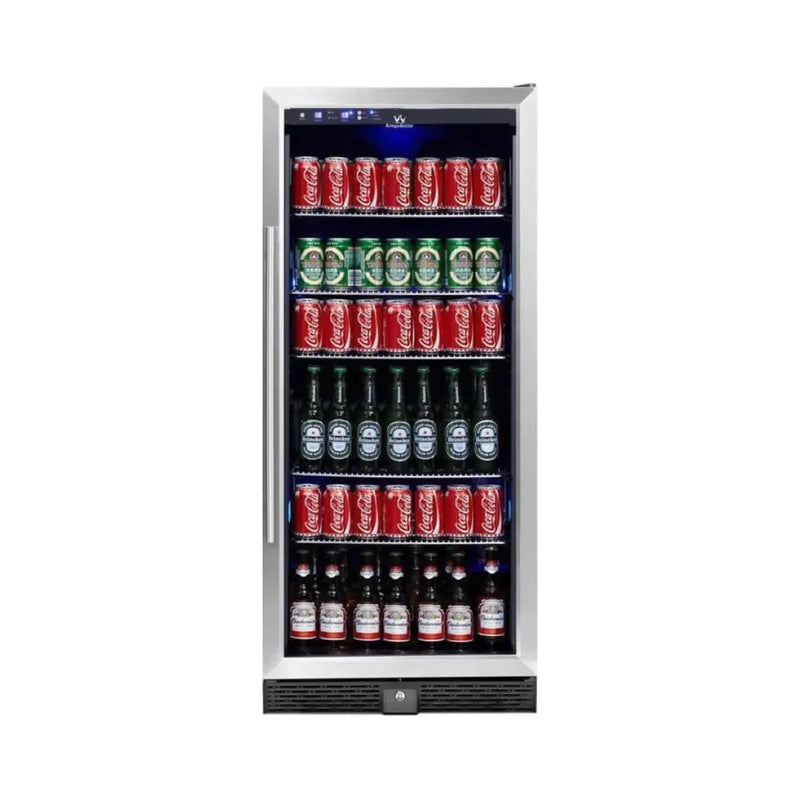 KingsBottle 24 Tall Freestanding Beverage Fridge Center with Embraco Inverter Compressor