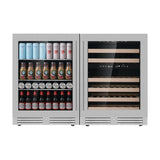 KingsBottle 48 Under Counter Wine & Beverage Refrigerator