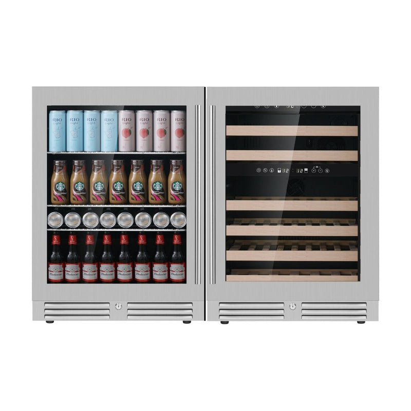 KingsBottle 48 Under Counter Wine & Beverage Refrigerator