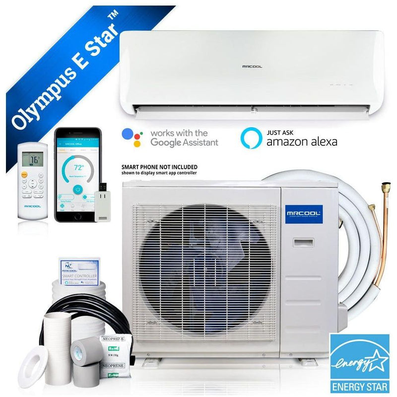 MRCOOL Olympus ENERGY STAR 18,000 BTU 1.5 Ton Ductless Mini Split Air Conditioner and Heat Pump Condenser O-ES-18-HP-C-230