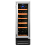 Smith & Hanks 12-inch Under Counter Single Zone Wine Cooler with Large Format Bottle Capacity