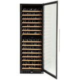 Smith & Hanks 166 Bottle Stainless Steel Dual Zone Wine Refrigerator