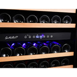 Smith & Hanks 24 Built-in/Freestanding Bottle Dual Zone Wine Cooler with Stainless Steel Door SD 166