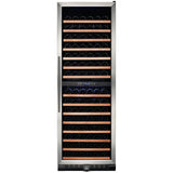 Smith & Hanks 24 Built-in/Freestanding Bottle Dual Zone Wine Cooler with Stainless Steel Door SD 166