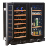 Smith & Hanks 24 Built-In/Freestanding Wine & Beverage Cooler with Dual Temperature Zones and UV Protection SHWB-34