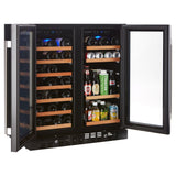 Smith & Hanks 24 Built-In/Freestanding Wine & Beverage Cooler with Dual Temperature Zones and UV Protection SHWB-34