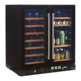 Smith & Hanks 24 Built-In/Freestanding Wine & Beverage Cooler with Dual Temperature Zones and UV Protection SHWB-34