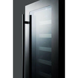 Summit 15 in. Wide Built-In Wine Cellar with 34 Bottle Capacity, Glass Door, 6 Extension Wine Racks, Digital Control - CL15WC