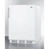 Summit 24 in. Wide 5.5 Cu. Ft. Compact Refrigerator with Adjustable Shelves, ADA Compliant - FF61W