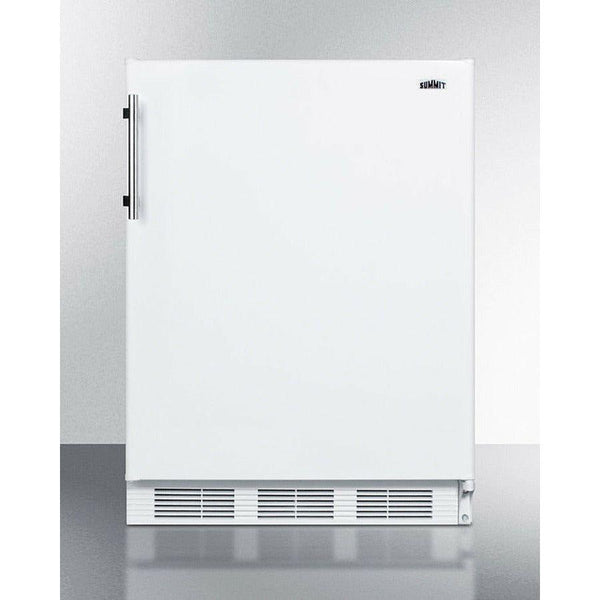 Summit 24 in. Wide 5.5 Cu. Ft. Compact Refrigerator with Adjustable Shelves, ADA Compliant - FF61W