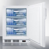 Summit 24 In. Wide Built-In All-Freezer, with 3.5 cu. ft. Capacity, Right Hinge, Manual Defrost, ADA Compliant - VT65MLBI