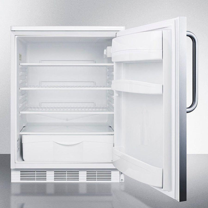 Summit 24 in. Wide Built-In All-Refrigerator - FF6WBI7SS