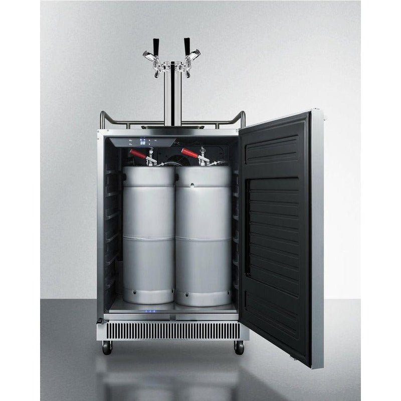 Summit 24 in. Wide Built-In Kegerator with TapLock - SBC677BITWINTL