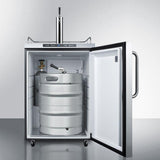 Summit 24 in. Wide Outdoor Kegerator, Freestanding Beer Dispenser - SBC635MOS7