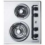 Summit 30 in. Wide 230V 4-Burner Coil Cooktop with 4 Elements, Hot Surface Indicator, UL Safety Listed, UL Listed - ZEL05