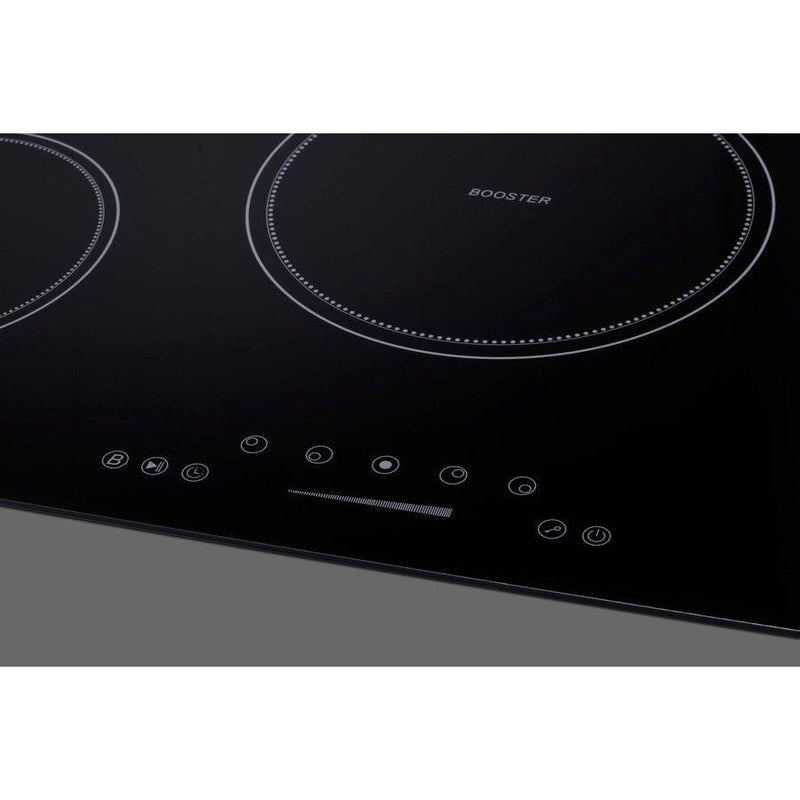 Summit 36 in. Wide 208-240V 5-Zone Induction Cooktop with 5 Elements, Hot Surface Indicator, ADA Compliant, Induction Technology, Child Lock, Safety Shut-Off Control - SINC5B36B